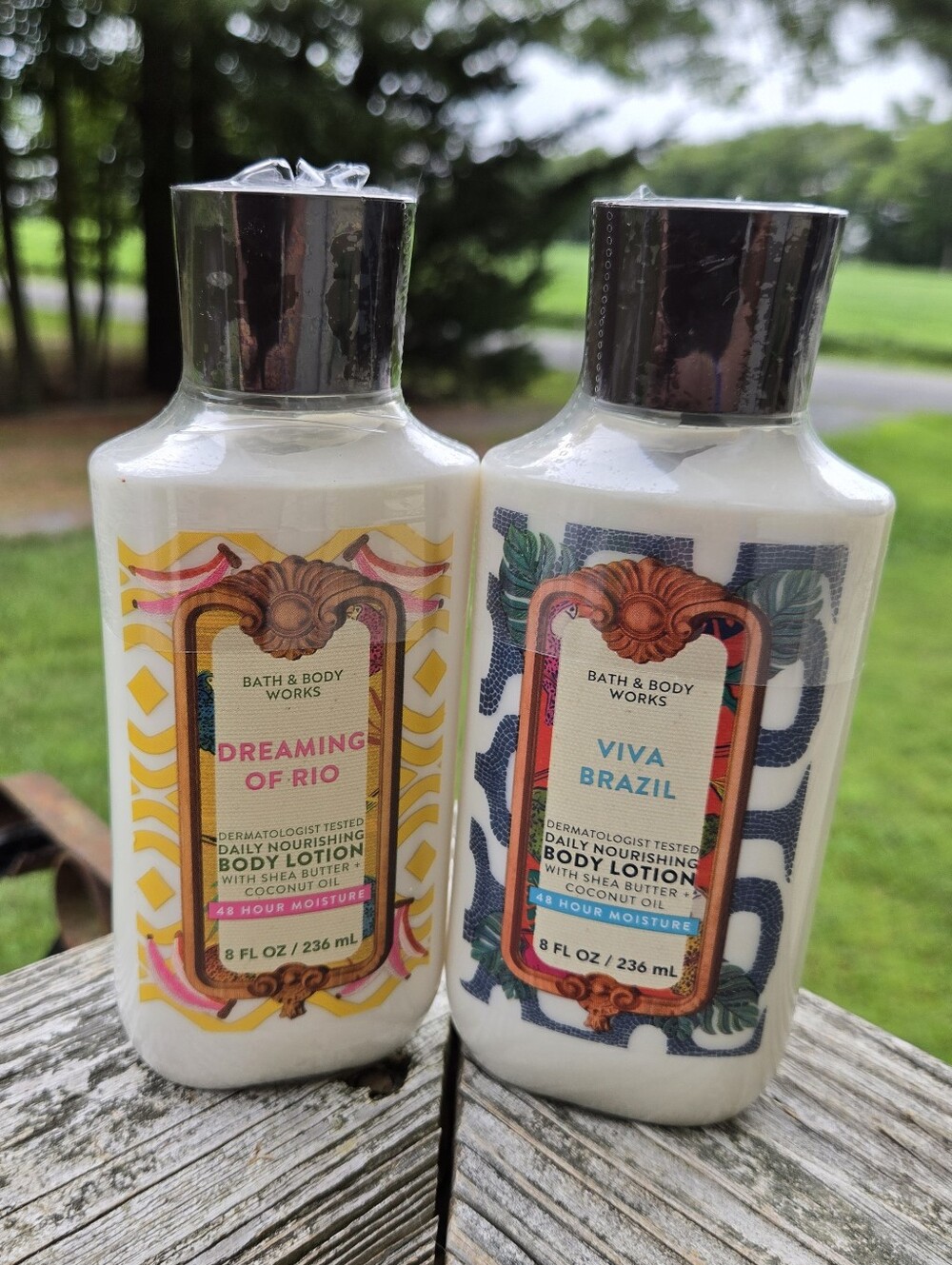 Bath & Body Works Viva Brazil & Dreaming of Rio Nourishing Body Lotions - White